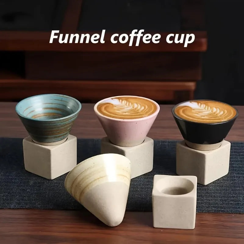 Retro Conical Tea Cup