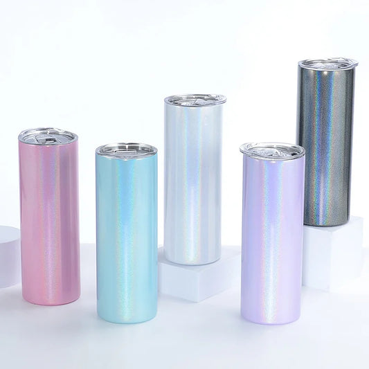 Glitter Straight Skinny Tumbler