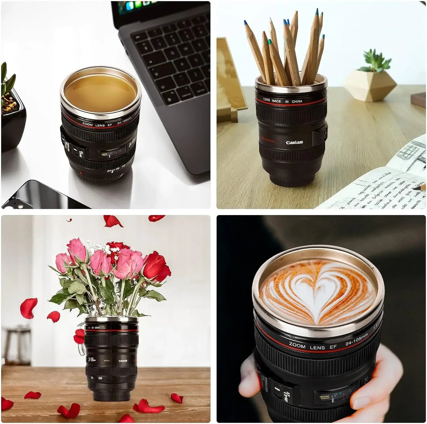 Camera Lens Coffee Mug Cup