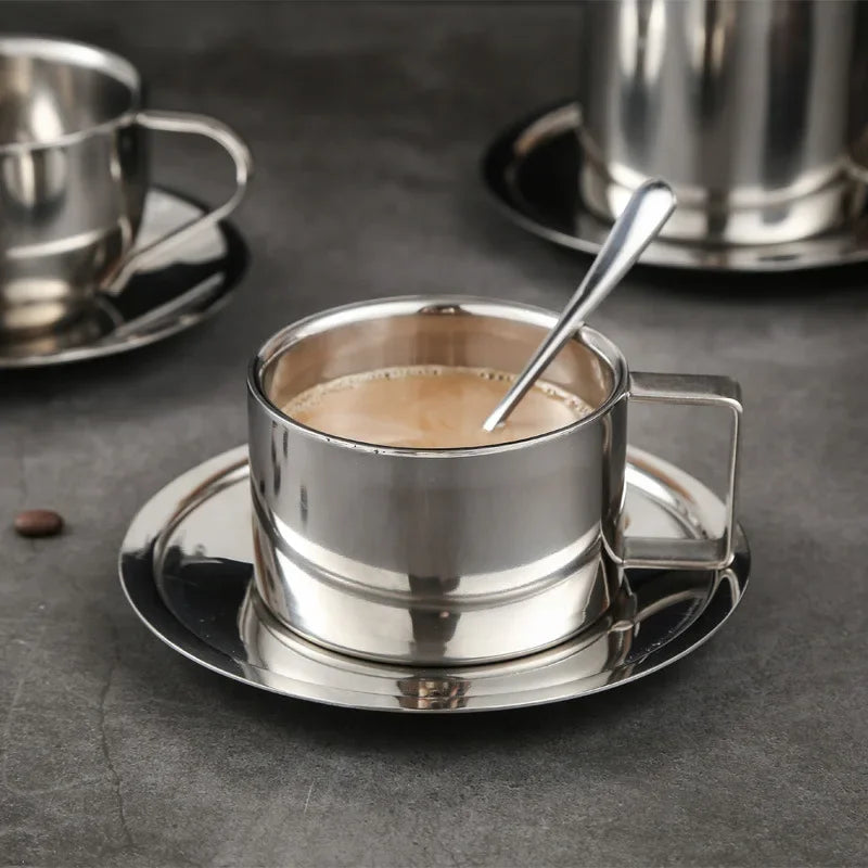 Great Cappuccino Cups with Spoon