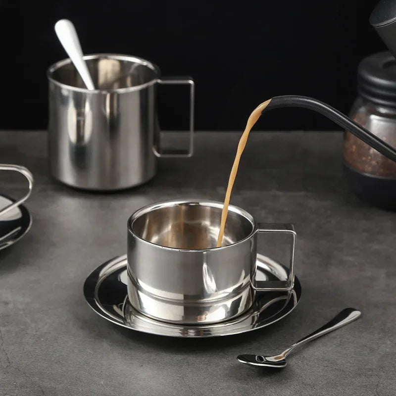 Great Cappuccino Cups with Spoon