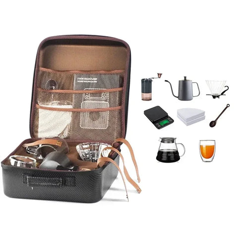 PU Bags Travel Coffee Set