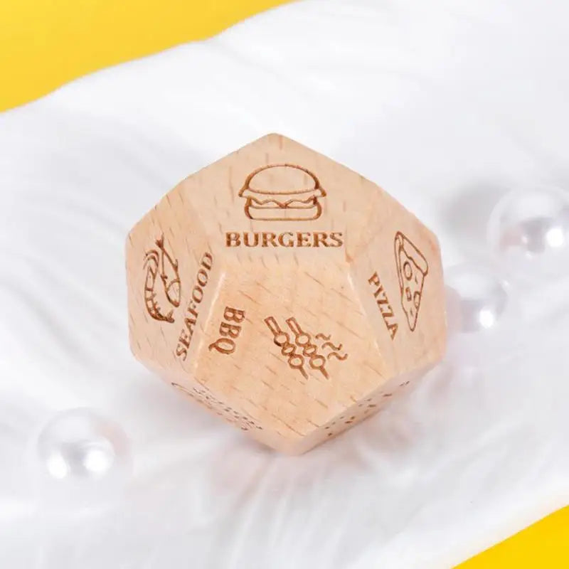 Decision Game Wooden Dice